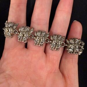 Silver Angel Charm Bracelet